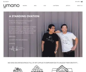 Umano.com(As seen on shark tank) Screenshot