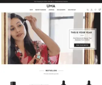 Umaoils.com(Uma Oils) Screenshot
