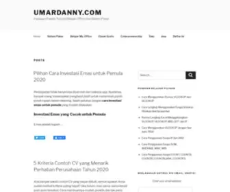 Umardanny.com(Panduan Praktis Tutorial Belajar Office dan Sistem Pakar) Screenshot