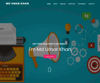 Umarkhan.me(Md Umar Khan) Screenshot