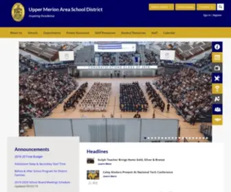 Umasd.org(Upper Merion Area School District) Screenshot