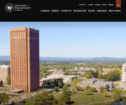 Umass.edu(UMass Amherst) Screenshot