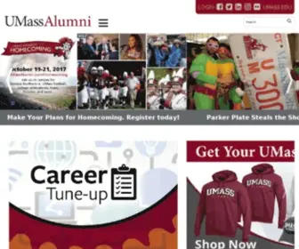 Umassalumni.com(UMass Amherst Alumni Association) Screenshot