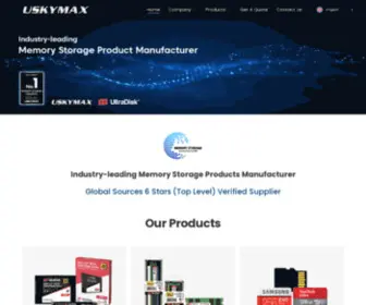 Umax4.com(Manufacturer of SSD) Screenshot