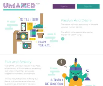 Umazed.com(Umazed) Screenshot