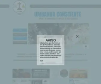 Umbandaconsciente.com.br(Umbanda Consciente) Screenshot