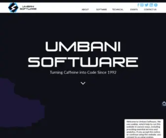 Umbani.com(Bespoke Software Solutions Company) Screenshot