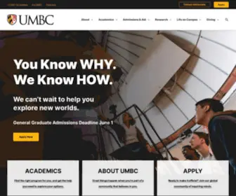 UMBC.edu(UMBC) Screenshot