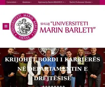 UMB.edu.al(Faqja Kryesore) Screenshot