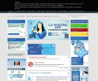 Umbraacque.com(Umbra Acque) Screenshot