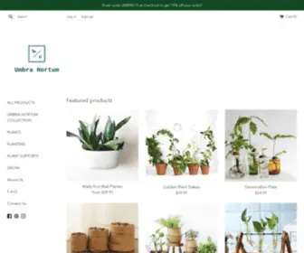 Umbrahortum.com(Umbra Hortum) Screenshot