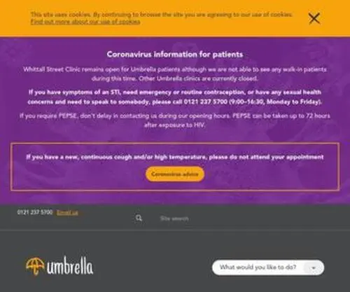 Umbrellahealth.co.uk(Umbrella) Screenshot