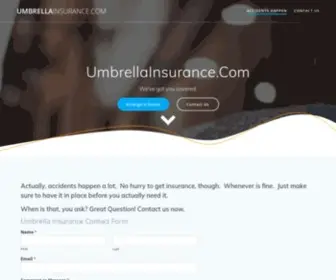 Umbrellainsurance.com(We've got you covered) Screenshot