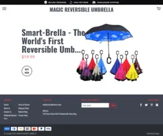 Umbrellareverse.com(MAGIC REVERSIBLE UMBRELLA) Screenshot