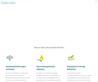 Umbrellaux.ch(Umbrella UX Studio User Experience Design) Screenshot