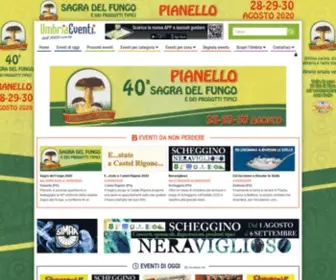 Umbriaeventi.com(Eventi Umbria) Screenshot