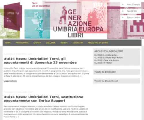 Umbrialibri.com(Home) Screenshot