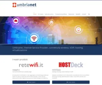 Umbria.net(Internet Service Provider) Screenshot