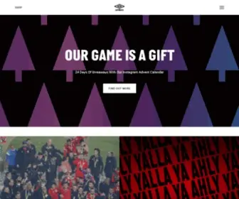 Umbro.com(Umbro) Screenshot