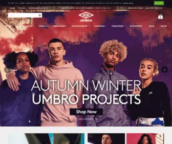 Umbro.de(Official UK Umbro® Store) Screenshot