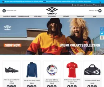 Umbro.ie(Umbro) Screenshot