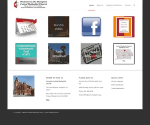 UMC-Hampton.org(United Methodist Church Hampton Iowa) Screenshot