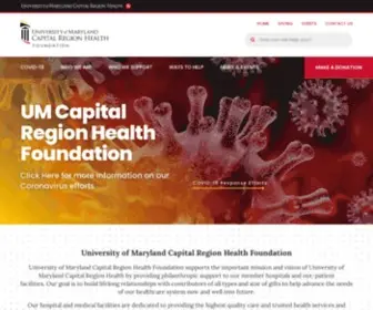 Umcapitalregionfoundation.org(UM Capital Region Health Foundation) Screenshot