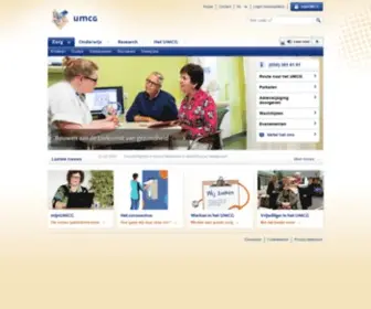 UMCG.nl(UMCG) Screenshot