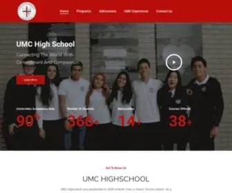 Umchighschool.com(UMC High School) Screenshot