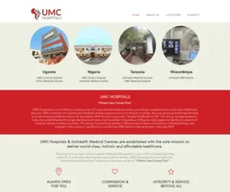 Umchospitals.com(UMC Hospitals) Screenshot