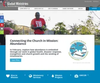 Umcmission.org(The General Board of Global Ministries) Screenshot