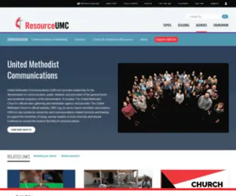 Umcom.net(United Methodist Communications) Screenshot