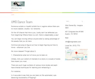 Umddanceteam.com(Umddanceteam) Screenshot