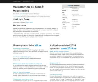 Umea.com(Umea) Screenshot