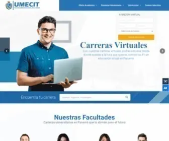 Umecit.edu.pa(Universidad en Panamá UMECIT) Screenshot