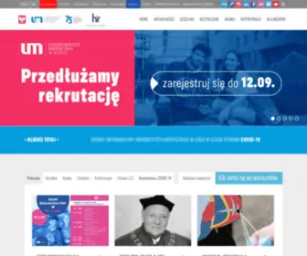 Umed.edu.pl(Kształcenie lekarzy wojskowych) Screenshot