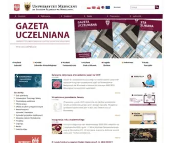 Umed.wroc.pl(Uniwersytet Medyczny we Wrocławiu) Screenshot