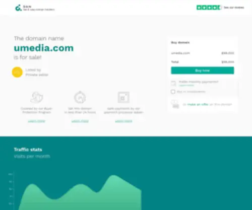 Umedia.com(Buy and Sell Domain Names) Screenshot