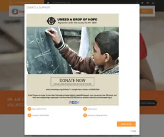 Umeedngo.org(A Drop Of Hope) Screenshot