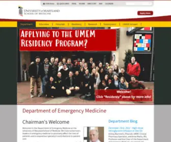 Umem.org(Chairman's Welcome) Screenshot