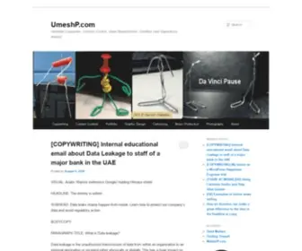 Umeshp.com(Versatile Copywriter) Screenshot