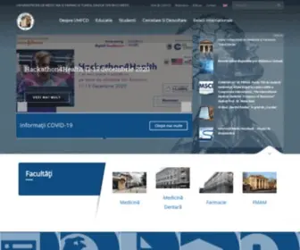 UMFCD.ro(Universitatea de Medicina si Farmacie "Carol Davila" Bucuresti) Screenshot