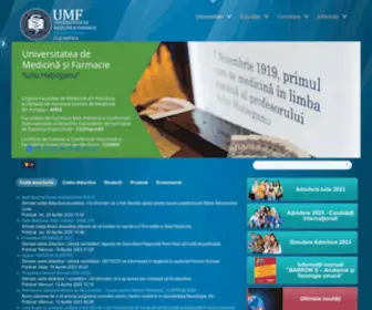 Umfcluj.ro(UMF "Iuliu Hațieganu") Screenshot