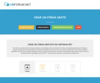 Umforum.net(Criar) Screenshot