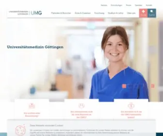 UMG.eu(Universitätsmedizin) Screenshot