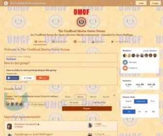 UMGF.com(An Unofficial forum for those who love Martin instruments) Screenshot