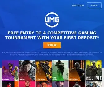 Umggaming.com(UMG Gaming) Screenshot