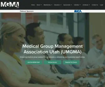 Umgma.com(MGMA Utah) Screenshot