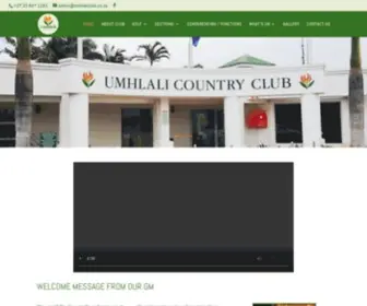 Umhlaliclub.co.za(Umhlali Country Club and Golf Estate) Screenshot