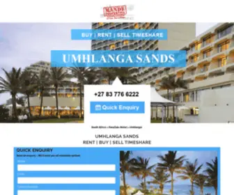 Umhlanga-Bookings.co.za(Umhlanga Sands Resort) Screenshot